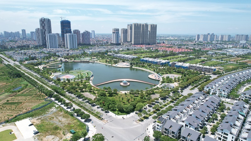 Thị trường bất động sản đã làm thay đổi bộ mặt nhiều đô thị theo hướng hiện đại. Ảnh: Hoàng Sang